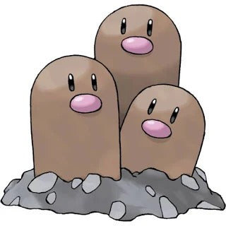 Dugtrio Character Ball