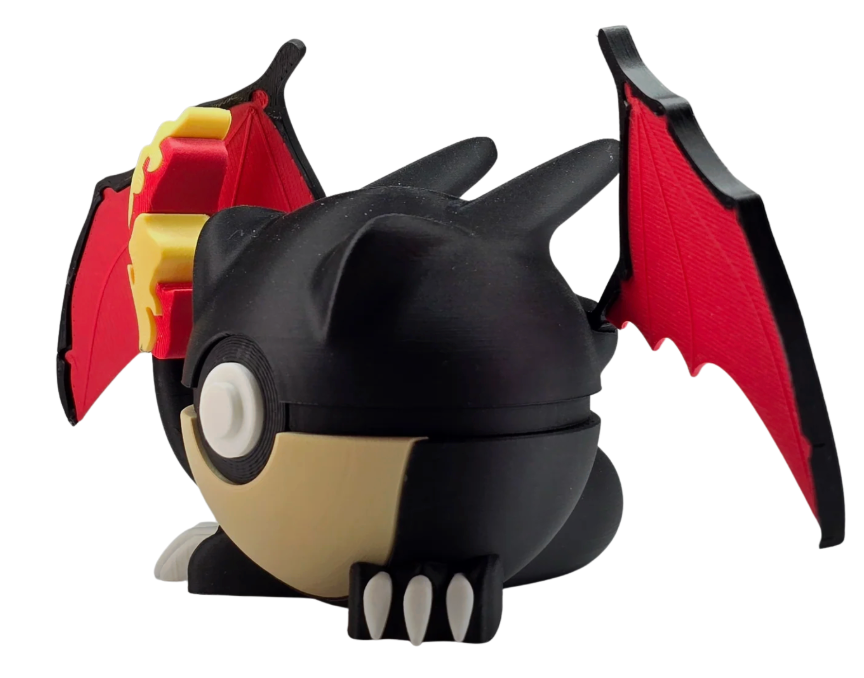 Shiny Charizard Pokemon Inspired Character Ball