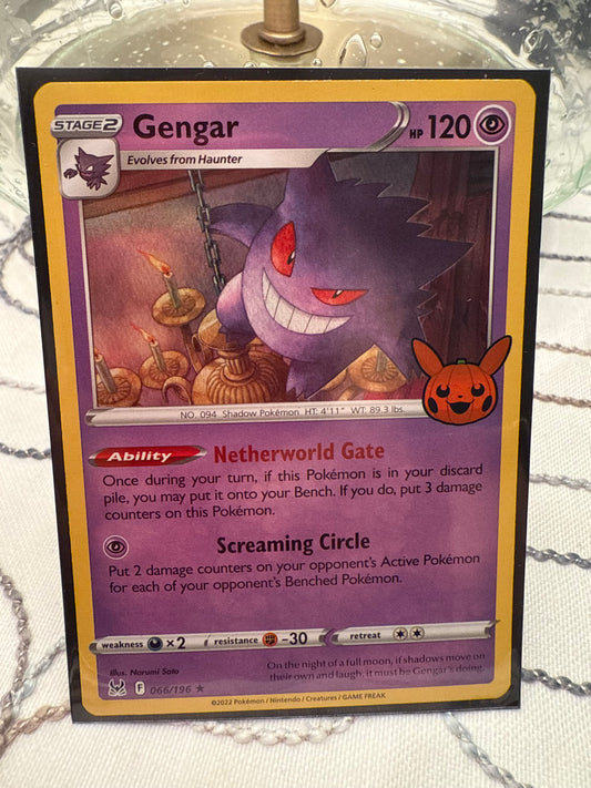 Holo Gengar Lost Origins Trick or Trade Pokemon Card 066