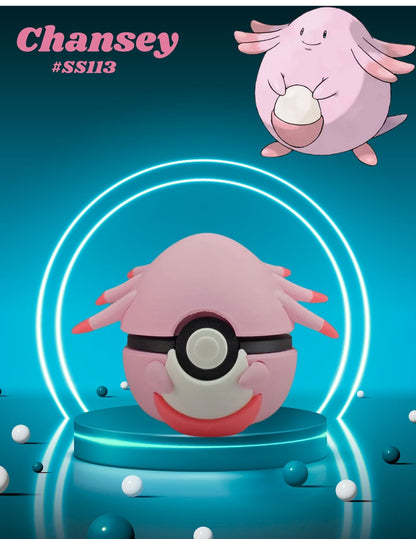 Blind Box Option: Pokemon Inspired Collectible Character Pokeballs