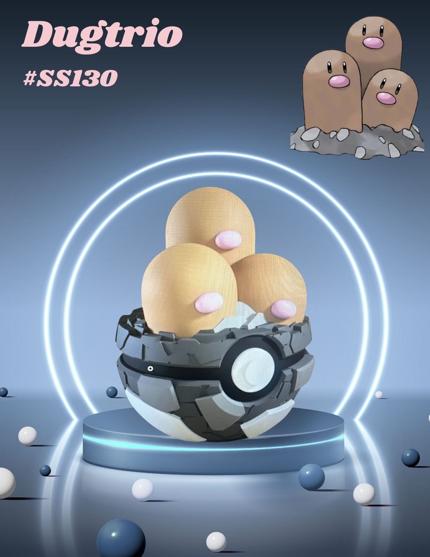 Blind Box Option: Pokemon Inspired Collectible Character Pokeballs