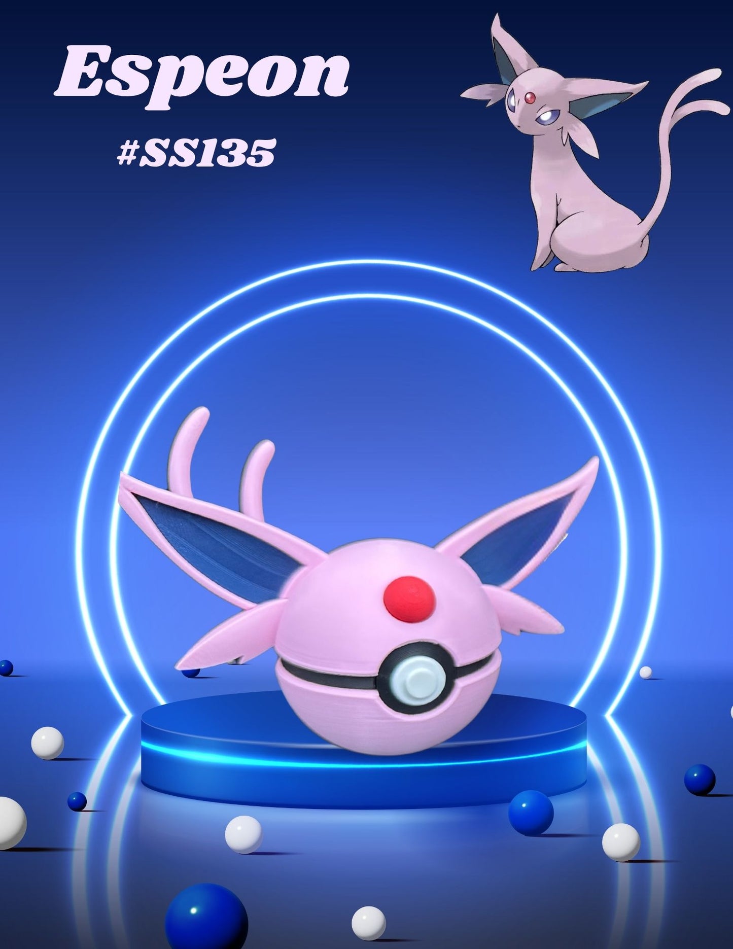 Blind Box Option: Pokemon Inspired Collectible Character Pokeballs