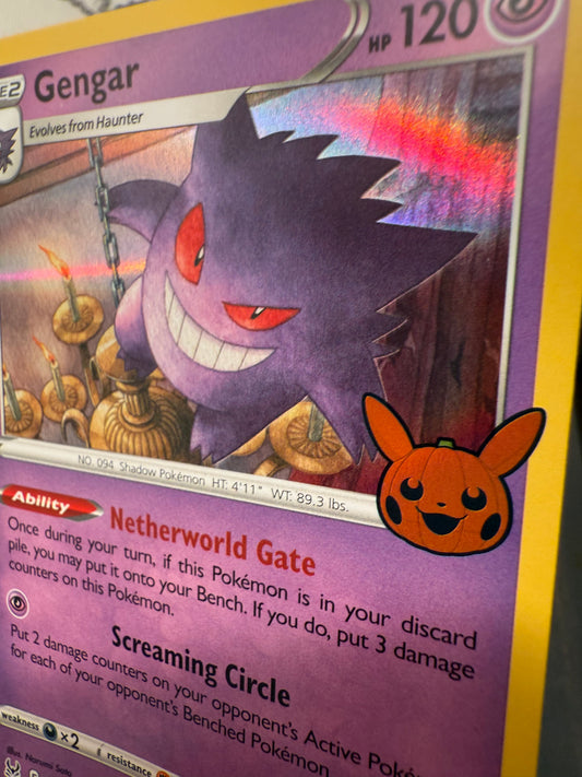 Holo Gengar Lost Origins Trick or Trade Pokemon Card 066