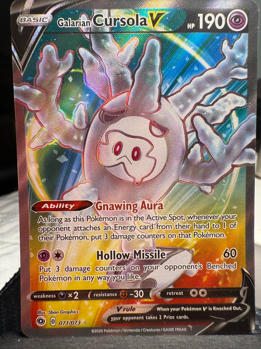 Galarian Cursola V 71 Ultra Rare
