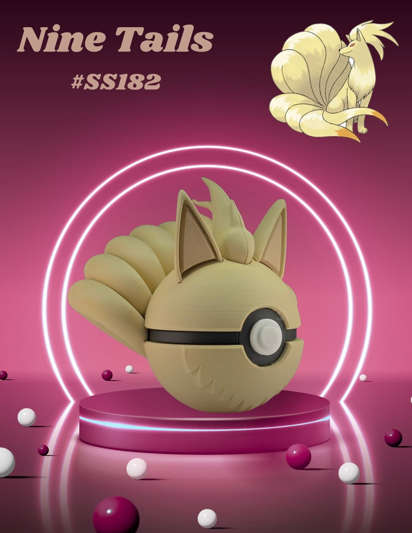 Blind Box Option: Pokemon Inspired Collectible Character Pokeballs