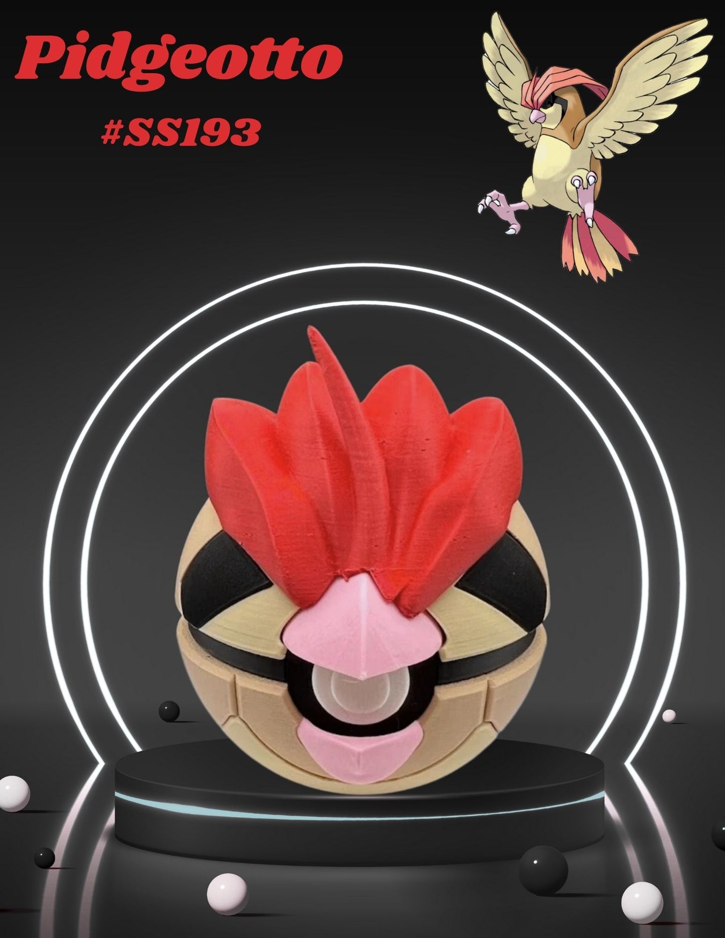 Blind Box Option: Pokemon Inspired Collectible Character Pokeballs