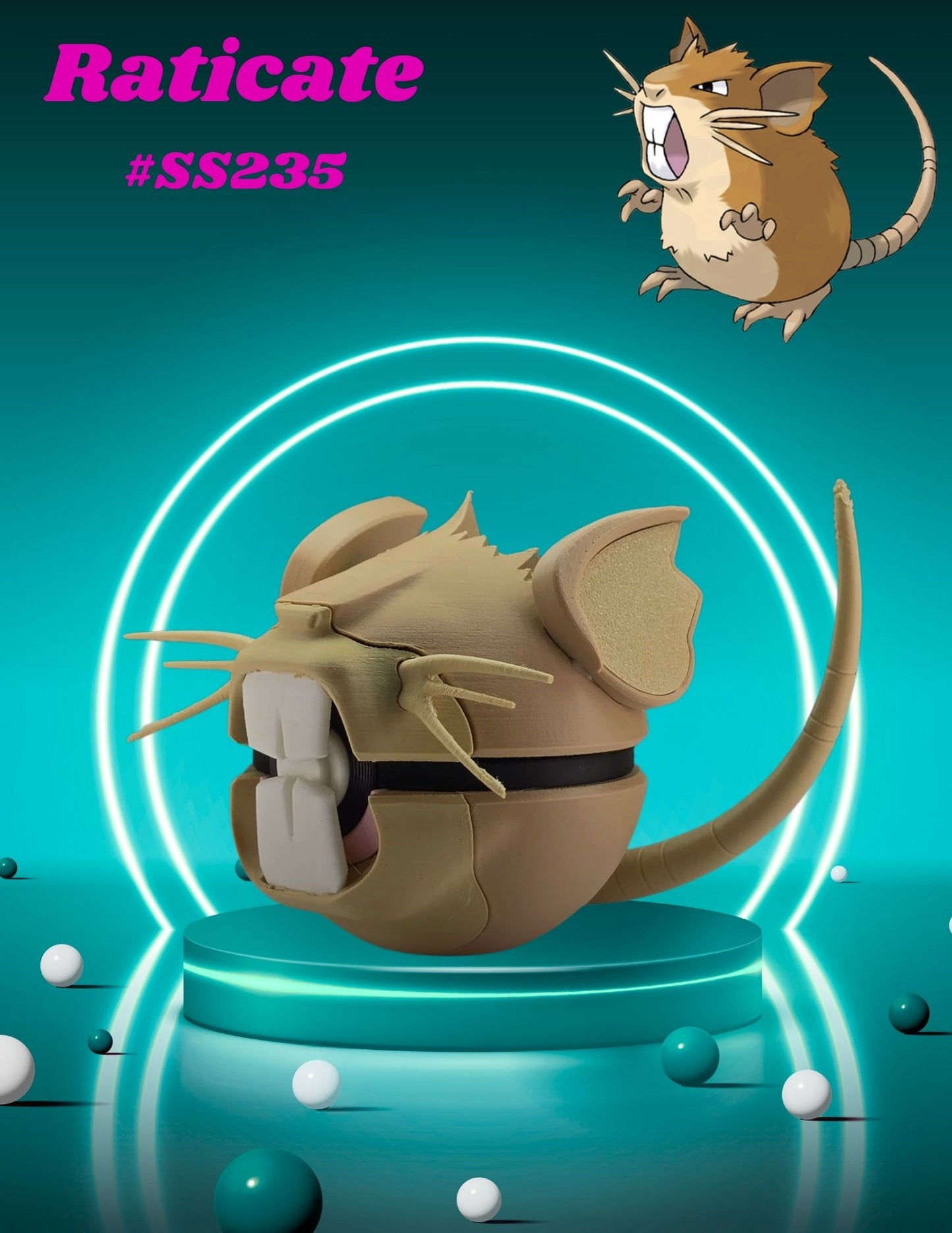 Blind Box Option: Pokemon Inspired Collectible Character Pokeballs