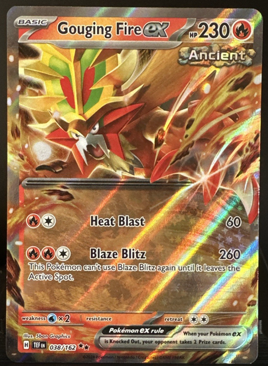 Gouging Fire EX 38/162 Double Rare