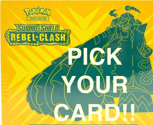 REBEL CLASH POKEMON PICK YOUR CARD &  FINISH YOUR SET!!