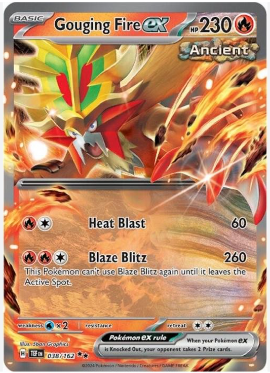 Gouging Fire EX 38/162 Double Rare