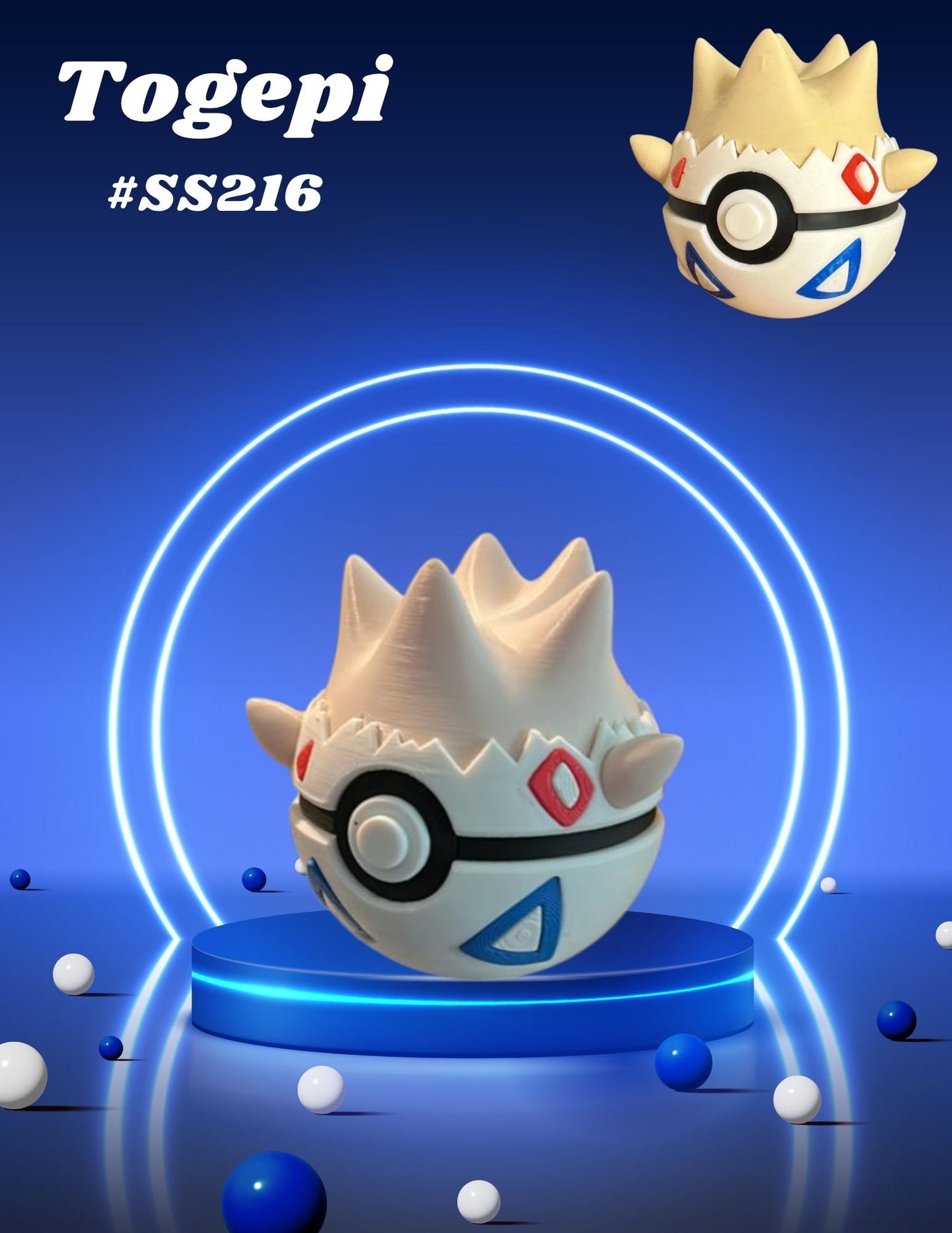 Blind Box Option: Pokemon Inspired Collectible Character Pokeballs