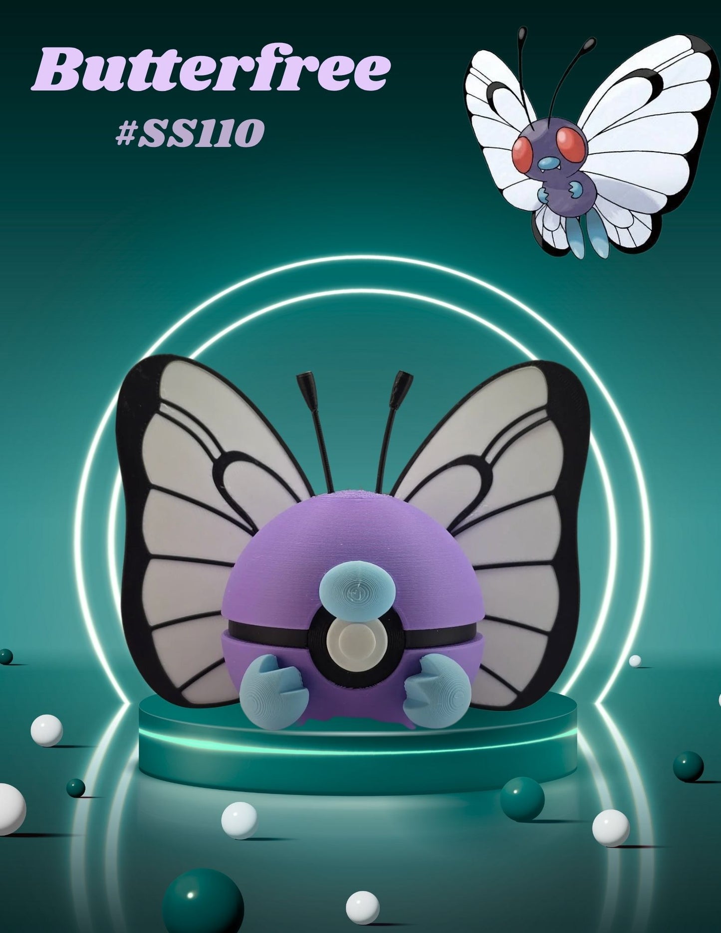 Blind Box Option: Pokemon Inspired Collectible Character Pokeballs