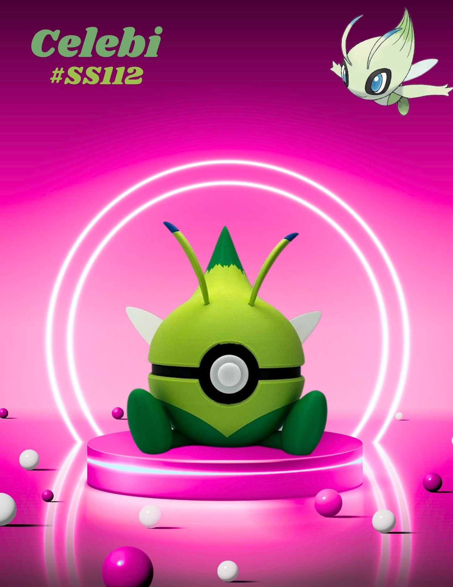 Blind Box Option: Pokemon Inspired Collectible Character Pokeballs