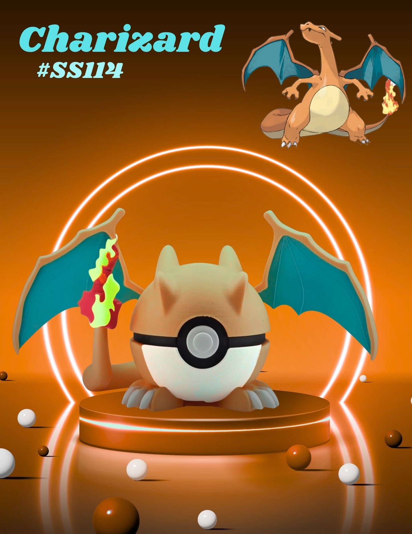 Blind Box Option: Pokemon Inspired Collectible Character Pokeballs