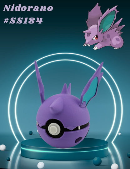 Blind Box Option: Pokemon Inspired Collectible Character Pokeballs