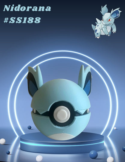 Blind Box Option: Pokemon Inspired Collectible Character Pokeballs