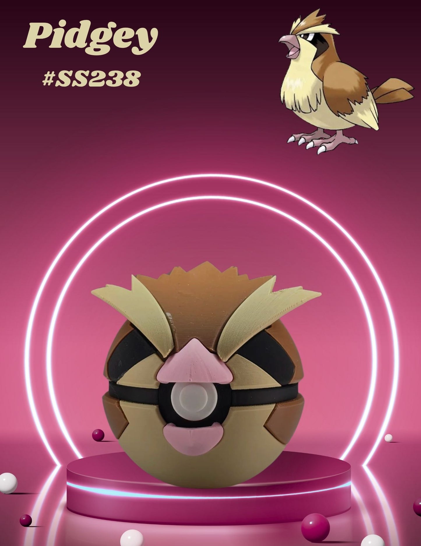 Blind Box Option: Pokemon Inspired Collectible Character Pokeballs