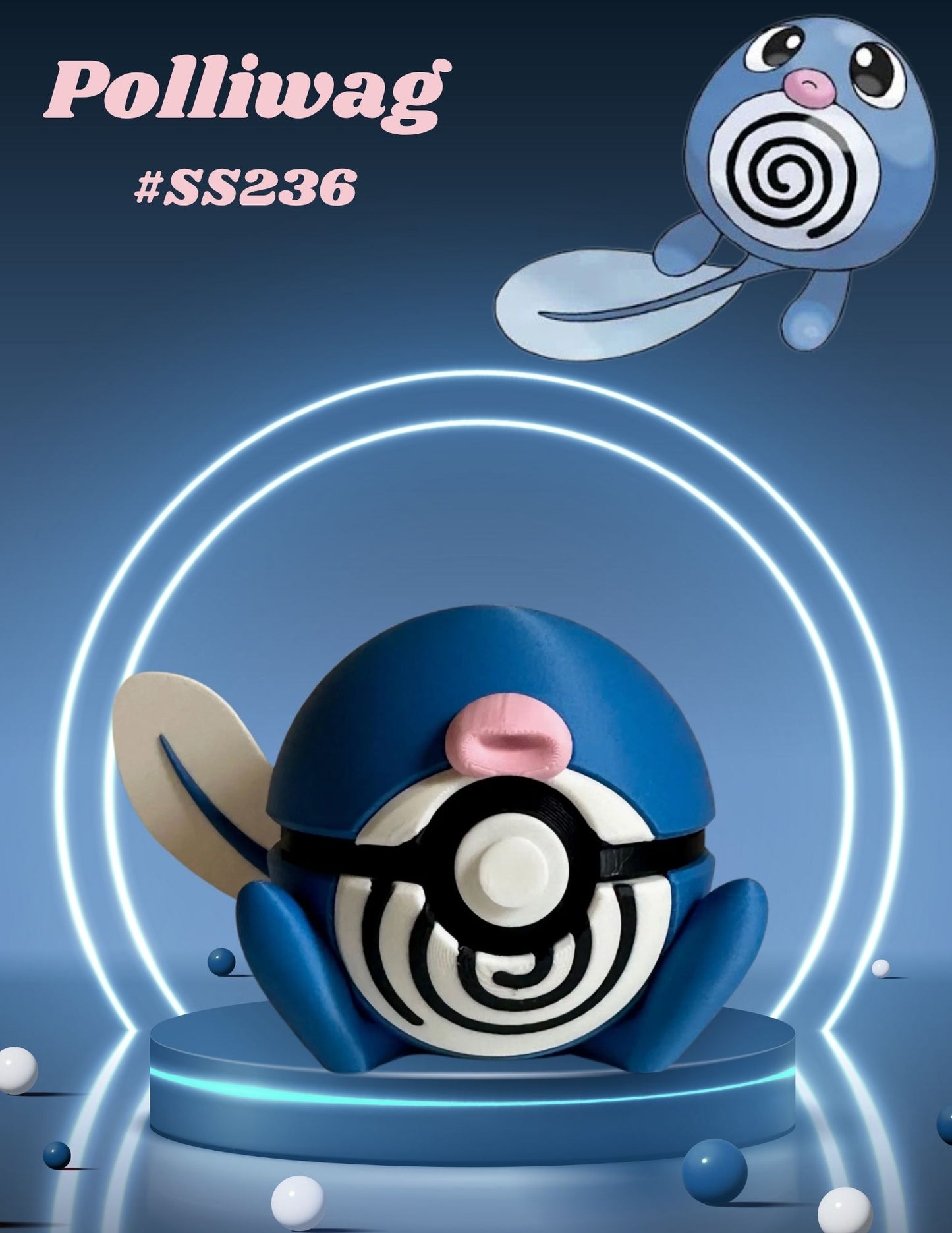 Blind Box Option: Pokemon Inspired Collectible Character Pokeballs