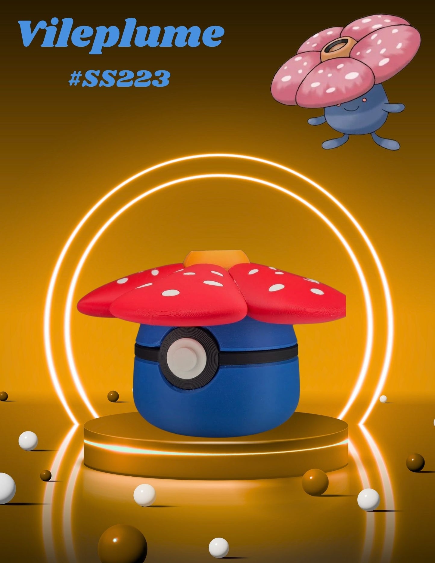 Blind Box Option: Pokemon Inspired Collectible Character Pokeballs