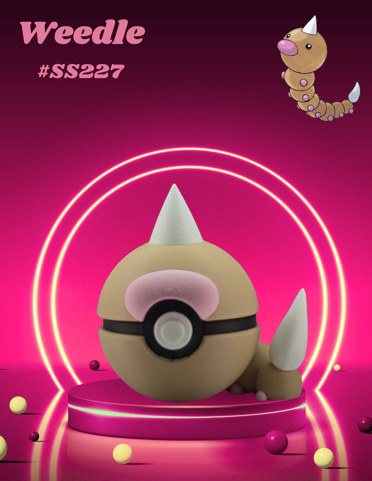 Blind Box Option: Pokemon Inspired Collectible Character Pokeballs